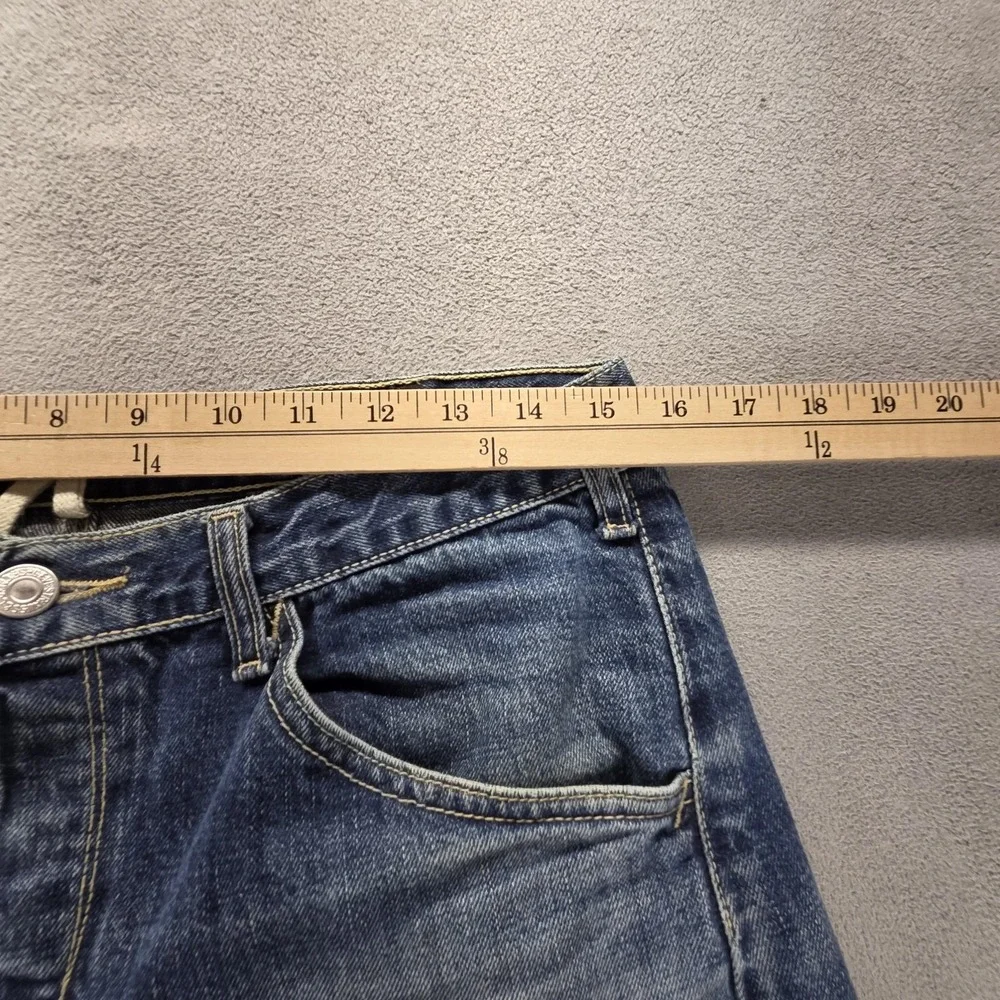 Vintage Levis Engineered Shorts Mens 30 Blue Twisted Denim Jean Jorts 19